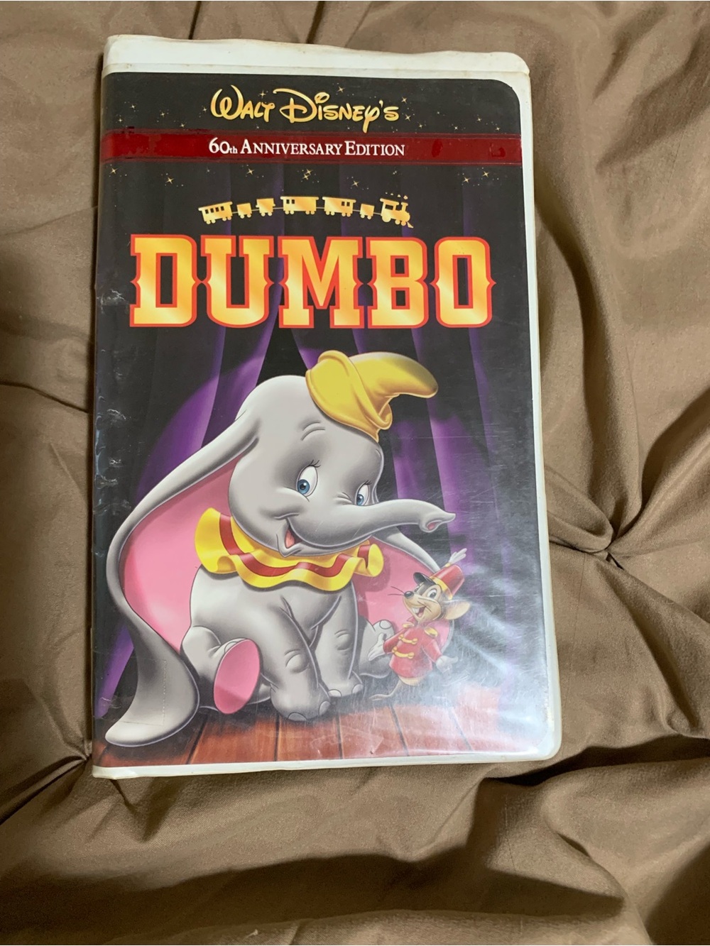 Walt Disney Dumbo VHS — Gray, Pink, Yellow